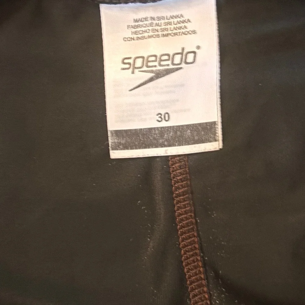 Speedo Swim Jammers Men 30 Black Excellent Endurance+ Training Bundle 4